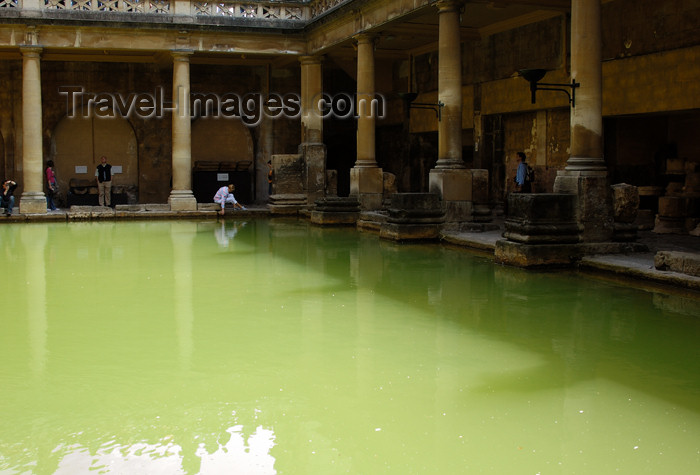 england231: England - Bath (Somerset county - Avon):the ancient Roman Baths - Unesco world heritage site - Roman spa - photo by C. McEachern - (c) Travel-Images.com - Stock Photography agency - Image Bank