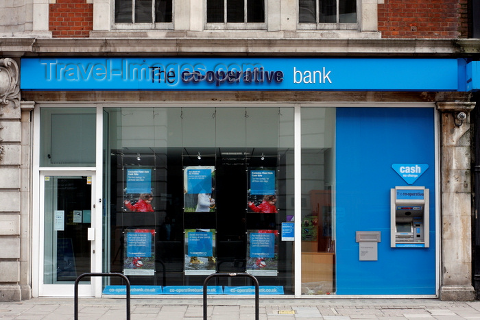 england262: London, England: Cooperative Bank branch - photo by A.Bartel - (c) Travel-Images.com - Stock Photography agency - Image Bank