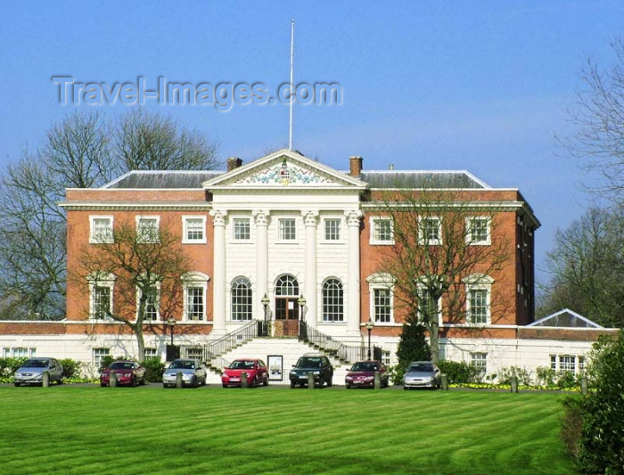 england303: Warrington, Cheshire, England, UK: Town Hall - formerly the home of the Philips family, Bank Park - architect James Gibbs - Grade I listed building - photo by D.Jackson - (c) Travel-Images.com - Stock Photography agency - Image Bank