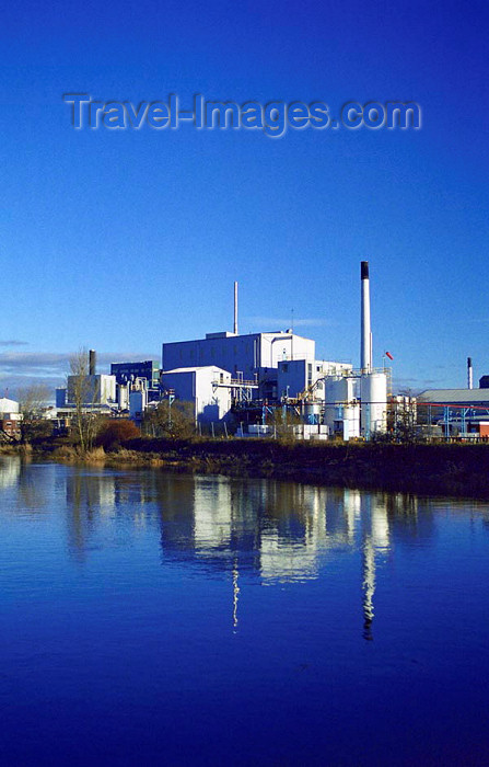 england349: Warrington, Cheshire, England, UK: Crosfield's Factory on the banks of the River Mersey - photo by D.Jackson - (c) Travel-Images.com - Stock Photography agency - Image Bank