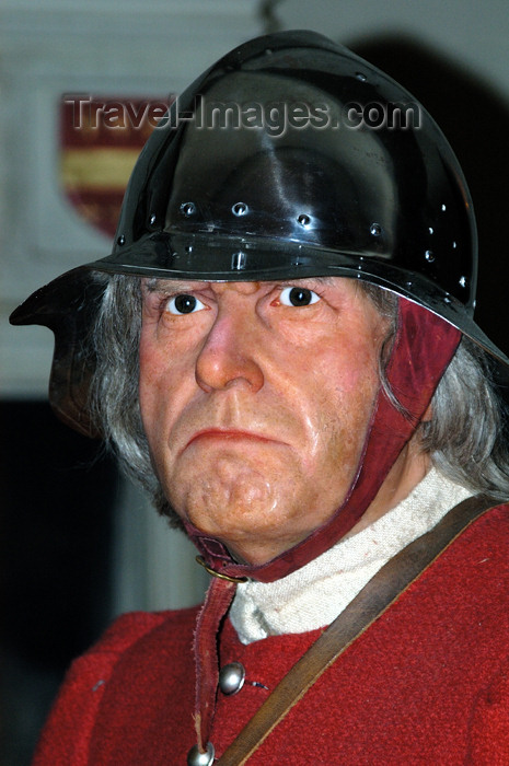 england383: Warwick, Warwickshire, West Midlands, England: medieval warrior - waxwork by Madame Tussaud at the castle- photo by F.Hoskin - (c) Travel-Images.com - Stock Photography agency - Image Bank