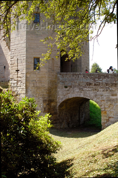 england386: Warwick, Warwickshire, West Midlands, England: castle - gatehouse - photo by F.Hoskin - (c) Travel-Images.com - Stock Photography agency - Image Bank