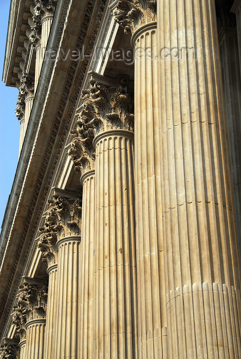 england412: London, England: St Paul's Anglican Cathedral - columns - West Porch - Western façade - photo by M.Torres - (c) Travel-Images.com - Stock Photography agency - Image Bank