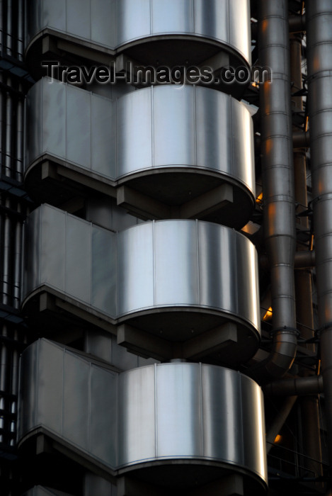 england444: London: LLoyds building - staircases - modern architecture - City of London - photo by M.Torres - (c) Travel-Images.com - Stock Photography agency - Image Bank