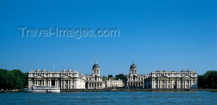 england523: England - Greenwich, London - Royal Naval College - designed by Christopher Wren - UNESCO World Heritage Site - photo by A.Bartel - (c) Travel-Images.com - Stock Photography agency - Image Bank