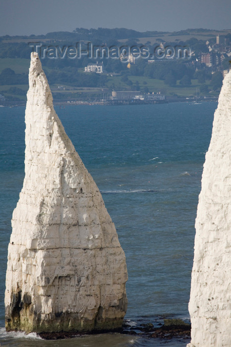 england557: Old Harry Rocks, Jurassic Coast, Dorset, England: The Pinnacles - conical chalk stack - UNESCO World Heritage Site - photo by I.Middleton - (c) Travel-Images.com - Stock Photography agency - Image Bank