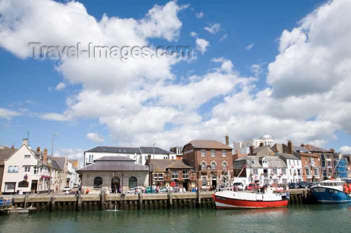 england562: Weymouth, Dorset, England: quay and fishing boats - photo by I.Middleton - (c) Travel-Images.com - Stock Photography agency - Image Bank