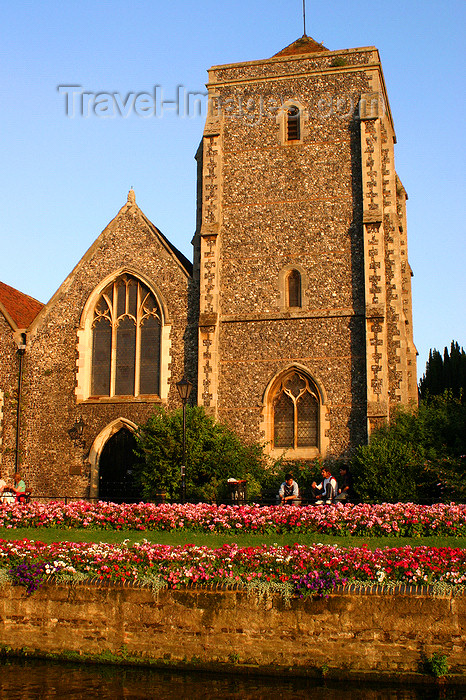 england623: Canterbury, Kent, South East England: Holy Cross church, West Gate, by the Great Stour river - now the Guildhall - photo by I.Middleton - (c) Travel-Images.com - Stock Photography agency - Image Bank