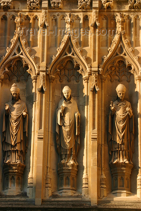 england627: Canterbury, Kent, South East England: Canterbury Cathedral - saints sculptures - photo by I.Middleton - (c) Travel-Images.com - Stock Photography agency - Image Bank