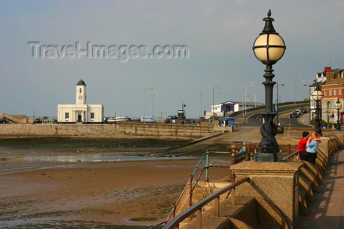 england631: Margate, Kent, South East England: Promenade, Margate Harbour and Droit House, a former customs building - Isle of Thanet - photo by I.Middleton - (c) Travel-Images.com - Stock Photography agency - Image Bank