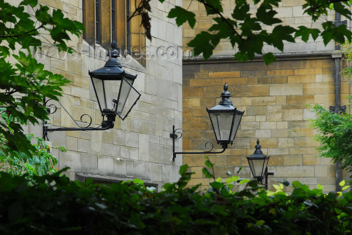 england647: Oxford, South East England: lanterns - photo by T.Marshall - (c) Travel-Images.com - Stock Photography agency - Image Bank