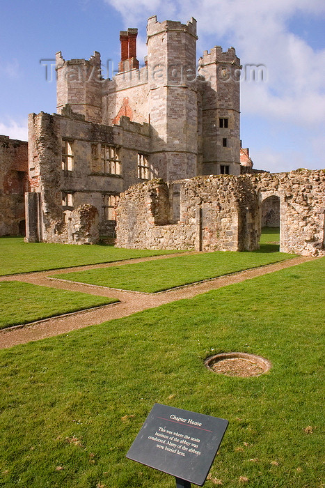 england668: Titchfield, Hampshire, South East England, UK: Titchfield Abbey - Chapter House - many of the abbots were buried here - photo by I.Middleton - (c) Travel-Images.com - Stock Photography agency - Image Bank