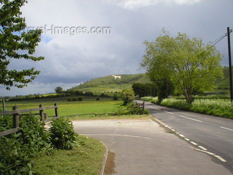 england78: Westbury (Wiltshire): the Westbury White Horse - photo by N.Clark - (c) Travel-Images.com - Stock Photography agency - Image Bank