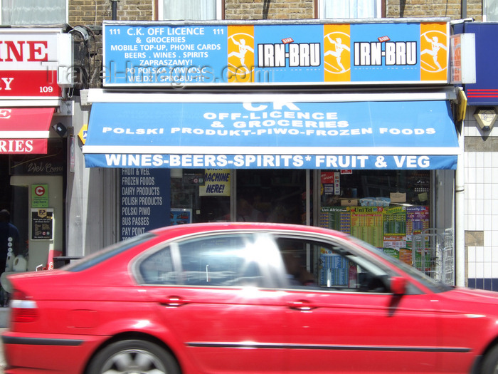 england784: London, England: Polish Products, Grocery Shop, East London - photo by A.Bartel - (c) Travel-Images.com - Stock Photography agency - Image Bank