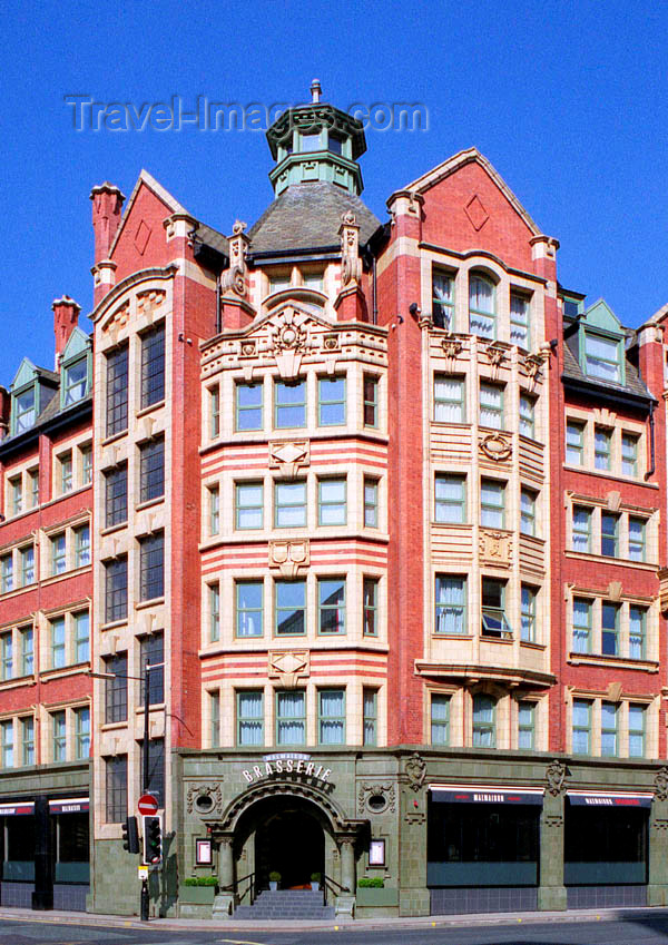 england87: Manchester, North West, England: Joshua Hoyle and Son building, near Piccadilly  Station - photo by D.Jackson - (c) Travel-Images.com - Stock Photography agency - Image Bank