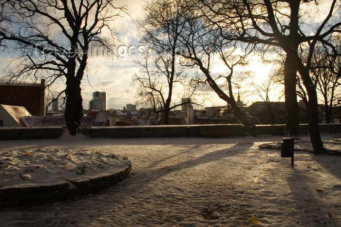 estonia160: Estonia - Tallinn - Old Town - Komandandi Overlook and Park - photo by K.Hagen - (c) Travel-Images.com - Stock Photography agency - Image Bank