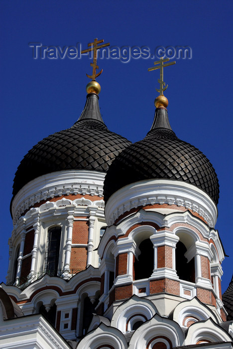 estonia182: Estonia, Tallinn: Alexander Nevsky Cathedral spires - photo by J.Pemberton - (c) Travel-Images.com - Stock Photography agency - Image Bank