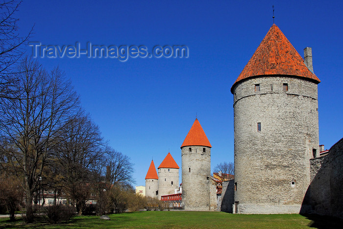 estonia190: Estonia, Tallinn: Town wall fortifications - photo by J.Pemberton - (c) Travel-Images.com - Stock Photography agency - Image Bank