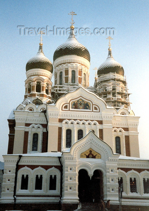 estonia26: Estonia - Tallinn / Tallin: Alexander Nevski Orthodox Cathedral - designed by M.T. Preobrajensky - photo by M.Torres - (c) Travel-Images.com - Stock Photography agency - Image Bank