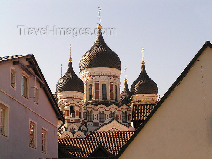 estonia42: Estonia - Tallinn: onion roofs - Alexander Nevski Orthodox Cathedral - photo by J.Kaman - (c) Travel-Images.com - Stock Photography agency - Image Bank