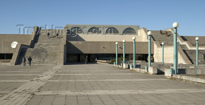 estonia77: Estonia -  City Concert Hall - designed by Raine Karp and Riina Altmäe for the 1980  Moscow Olympic Games - Mere pst. 20 - Soviet architecture - photo by C.Schmidt - (c) Travel-Images.com - Stock Photography agency - Image Bank