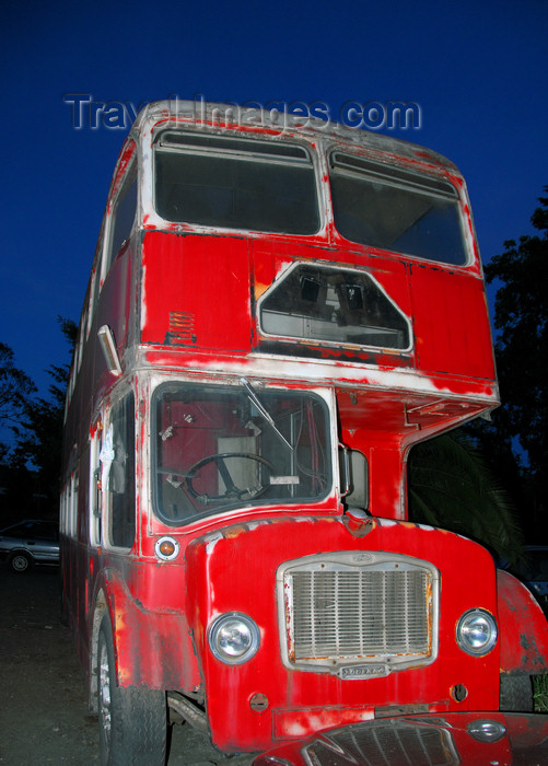 ethiopia10: Addis Ababa, Ethiopia: London double-deck bus - Podekka - University - photo by M.Torres - (c) Travel-Images.com - Stock Photography agency - Image Bank