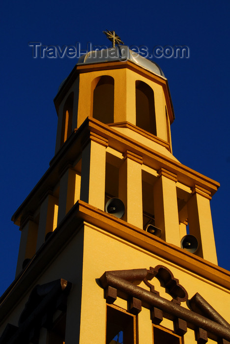 ethiopia146: Addis Ababa, Ethiopia: St Ragueal church - bell tower - photo by M.Torres - (c) Travel-Images.com - Stock Photography agency - Image Bank