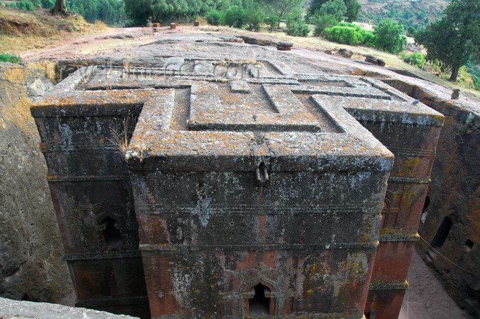 ethiopia181: Lalibela, Amhara region, Ethiopia: Bet Giyorgis / Saint George church - UNESCO world heritage site - photo by M.Torres - (c) Travel-Images.com - Stock Photography agency - Image Bank