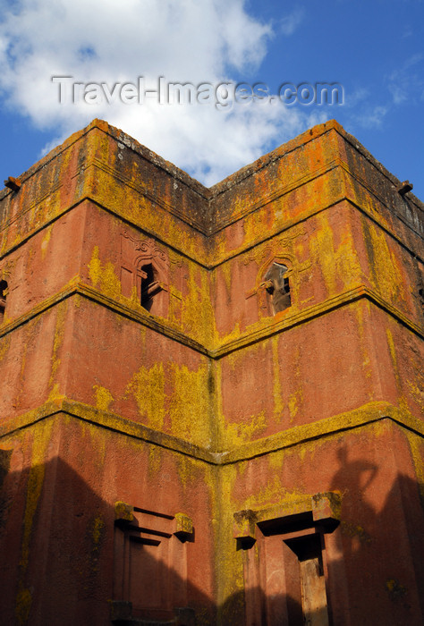 ethiopia186: Lalibela, Amhara region, Ethiopia: Bet Giyorgis rock-hewn church - sun and shadows - UNESCO world heritage site - photo by M.Torres - (c) Travel-Images.com - Stock Photography agency - Image Bank