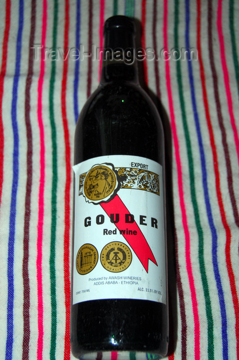 ethiopia240: Gondar, Amhara Region, Ethiopia: Gouder red wine - awarded a DDR medal - photo by M.Torres - (c) Travel-Images.com - Stock Photography agency - Image Bank