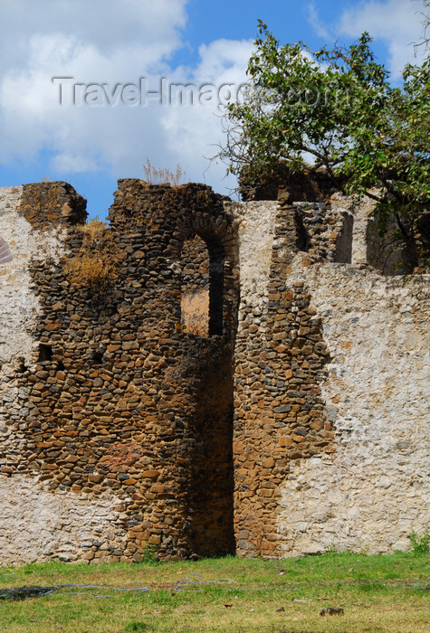 ethiopia263: Gondar, Amhara Region, Ethiopia: Fasiladas' bath - defensive walls - photo by M.Torres - (c) Travel-Images.com - Stock Photography agency - Image Bank