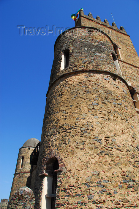 ethiopia269: Gondar, Amhara Region, Ethiopia: Royal Enclosure - Fasiladas' Palace - European architecture and military engineering brought by the Portuguese - photo by M.Torres - (c) Travel-Images.com - Stock Photography agency - Image Bank