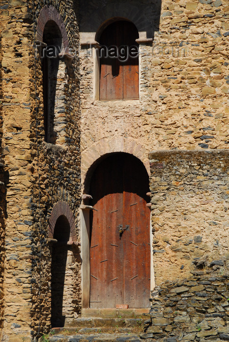 ethiopia277: Gondar, Amhara Region, Ethiopia: Royal Enclosure - Fasiladas' Palace - arched doors - photo by M.Torres - (c) Travel-Images.com - Stock Photography agency - Image Bank