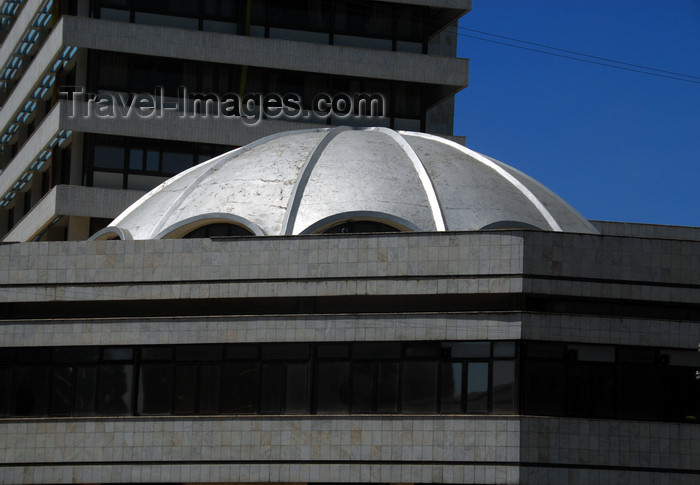 ethiopia28: Addis Ababa, Ethiopia: Ethiopian Insurance Co. - Ras Mekonen av - corner Gambia st - silver dome - architects: National Consultants - photo by M.Torres - (c) Travel-Images.com - Stock Photography agency - Image Bank