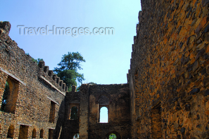 ethiopia300: Gondar, Amhara Region, Ethiopia: Royal Enclosure - Emperor Dawit's castle - interior - photo by M.Torres - (c) Travel-Images.com - Stock Photography agency - Image Bank