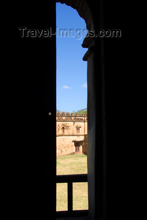 ethiopia303: Gondar, Amhara Region, Ethiopia: Royal Enclosure - Yohannes Library - narrow angle from Faliadas' castle - photo by M.Torres - (c) Travel-Images.com - Stock Photography agency - Image Bank