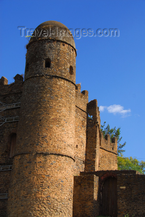 ethiopia318: Gondar, Amhara Region, Ethiopia: Royal Enclosure -  Ras gate near Mentewab's castle - photo by M.Torres - (c) Travel-Images.com - Stock Photography agency - Image Bank