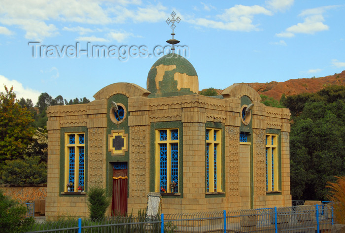 ethiopia346: Axum - Mehakelegnaw Zone, Tigray Region:  Chapel of the Tablets of Law - holds the Ark of the Covenant, containing the Ten Commandments - photo by M.Torres - (c) Travel-Images.com - Stock Photography agency - Image Bank