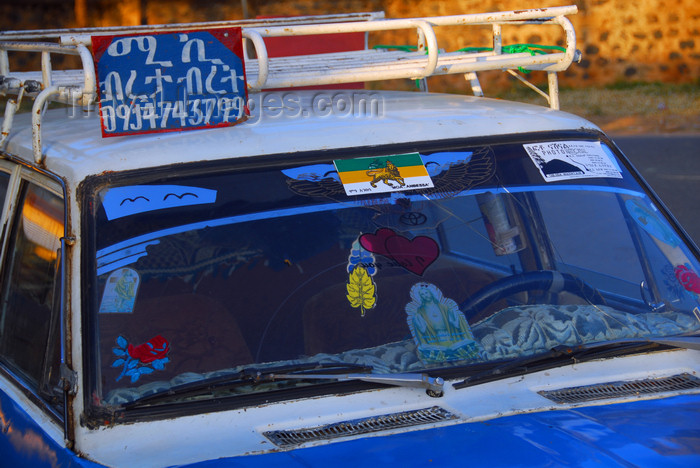 ethiopia353: Axum - Mehakelegnaw Zone, Tigray Region: taxi detail - photo by M.Torres - (c) Travel-Images.com - Stock Photography agency - Image Bank