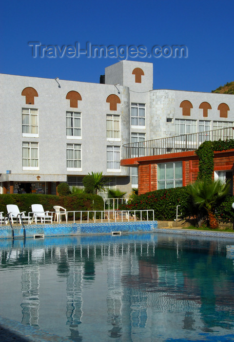 ethiopia360: Axum - Mehakelegnaw Zone, Tigray Region: Hotel Remhai - seen from the pool - photo by M.Torres - (c) Travel-Images.com - Stock Photography agency - Image Bank