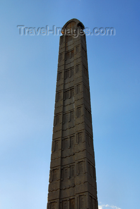 ethiopia391: Axum - Mehakelegnaw Zone, Tigray Region: Northern stelae field - King Ezana stela - photo by M.Torres - (c) Travel-Images.com - Stock Photography agency - Image Bank