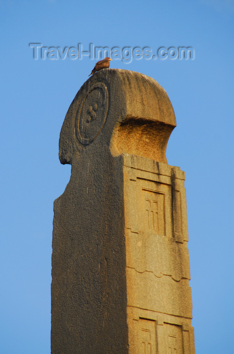 ethiopia393: Axum - Mehakelegnaw Zone, Tigray Region: - Northern stelae field - King Ezana stele - from behind - photo by M.Torres - (c) Travel-Images.com - Stock Photography agency - Image Bank