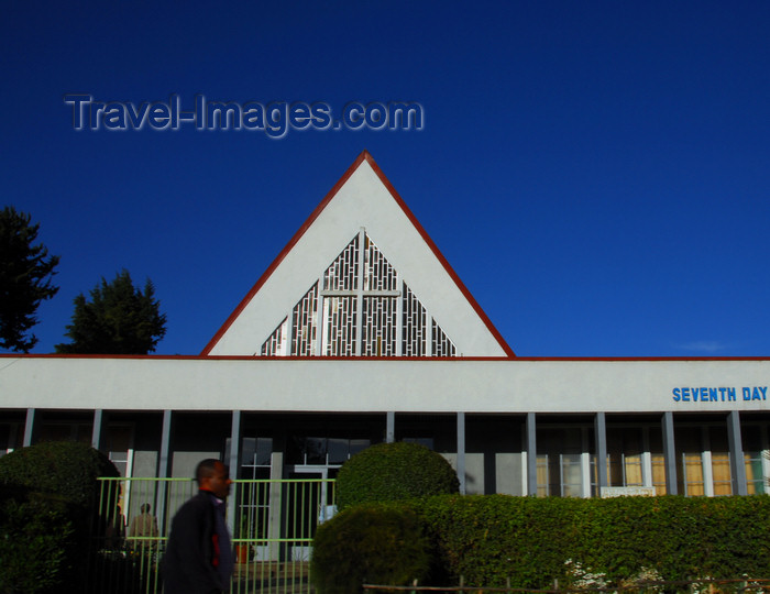 ethiopia4: Addis Ababa, Ethiopia: Seventh-day Adventist Church - Stadium Road - photo by M.Torres - (c) Travel-Images.com - Stock Photography agency - Image Bank