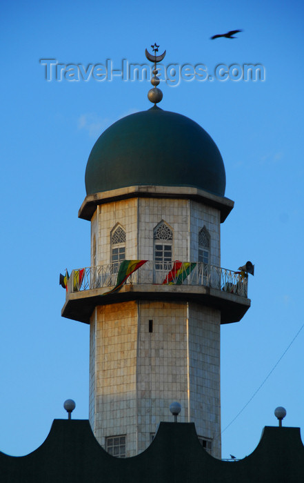 ethiopia43: Addis Ababa, Ethiopia: Anwar Mosque - small minaret - photo by M.Torres - (c) Travel-Images.com - Stock Photography agency - Image Bank