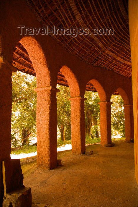 ethiopia487: Lake Tana, Amhara, Ethiopia: Kebran Gabriel Monastery - arches - photo by M.Torres  - (c) Travel-Images.com - Stock Photography agency - Image Bank