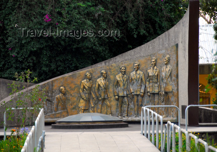 ethiopia72: Addis Ababa, Ethiopia: Holy Trinity Cathedral - memorial to the martyrs of the DERG, Mengistu's junta - containing the remains of 60 officials of the Imperial government  - photo by M.Torres - (c) Travel-Images.com - Stock Photography agency - Image Bank