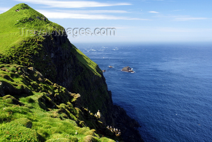 faeroe41: Mykines island, Faroes: cliffs of the north coast - Sørvágs municipality - photo by A.Ferrari - (c) Travel-Images.com - Stock Photography agency - Image Bank