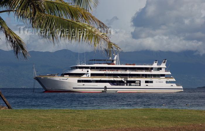 fiji38: Rabi Island, Vanua Levu Group, Northern division, Fiji: MV Fiji Princess - Blue Lagoon cruises - photo by R.Eime - (c) Travel-Images.com - Stock Photography agency - Image Bank