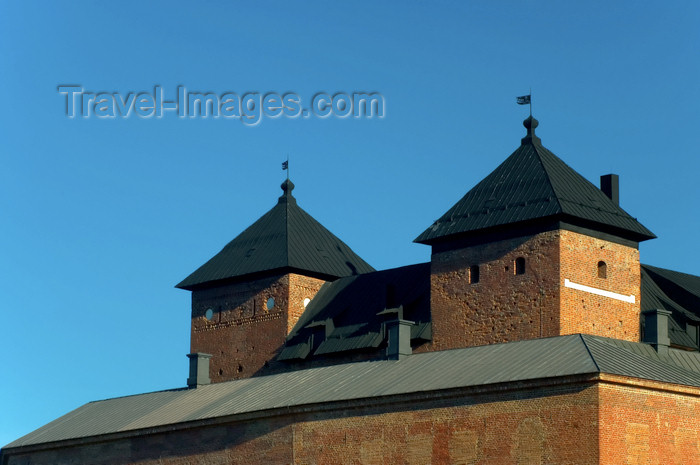 fin153: Finland - Hämeenlinna, Hämeenlinna medieval castle - towers - photo by Juha Sompinmäki - (c) Travel-Images.com - Stock Photography agency - Image Bank