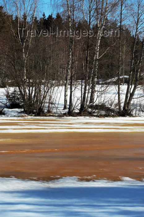 fin154: Finland - Lake Sauni - Western Finland province - Pirkanmaa / Tampere Region - a frozen lake in springtime - photo by Juha Sompinmäki - (c) Travel-Images.com - Stock Photography agency - Image Bank